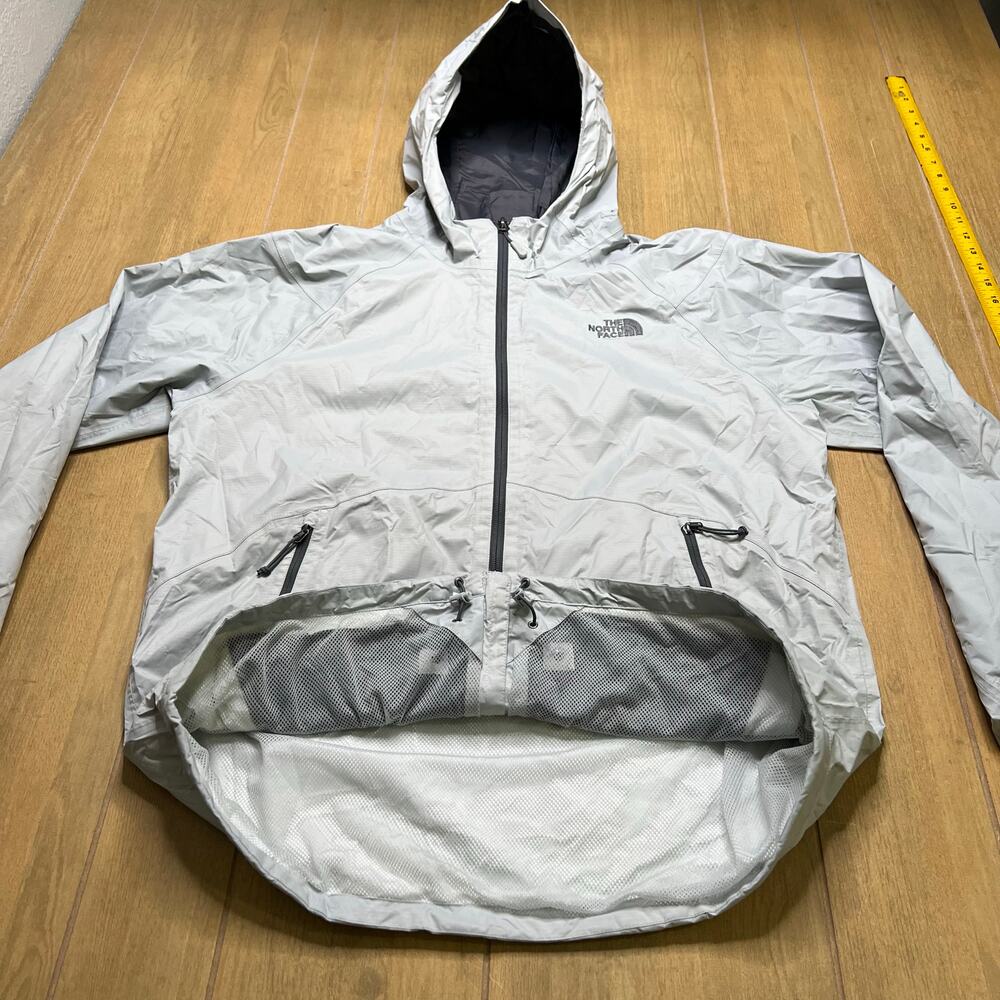 The North Face DryVent Hooded Rain Jacket Mens Large Gray Lightweight Outdoor - Picture 8 of 14